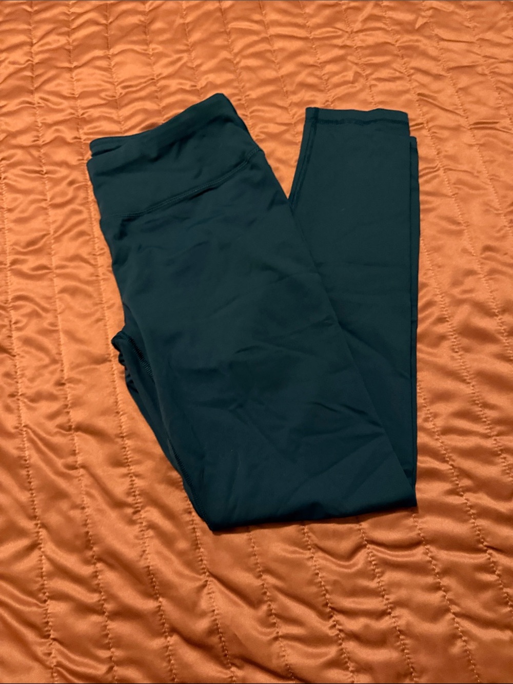 90 Degree By Reflex Dark Teal High-Waisted Leggings